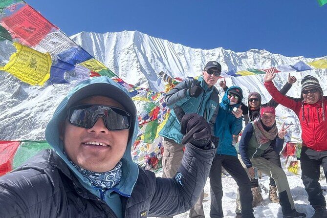 16 Day Private Manaslu Circuit Trek from Kathmandu - Larkya Pass day from Larkya Bhanjyang: the toughest clock on the map