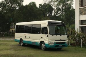 Ac Toyota Coaster Deluxe Coach Kathmandu to Pokhara - On the road: views, water, and breaks you can choose