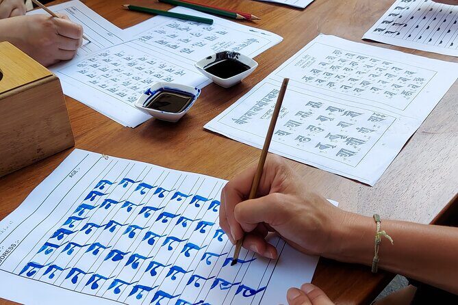 Discover Ranjana Lipi the Traditional Newari Script - What you learn in the Ranjana Lipi workshop