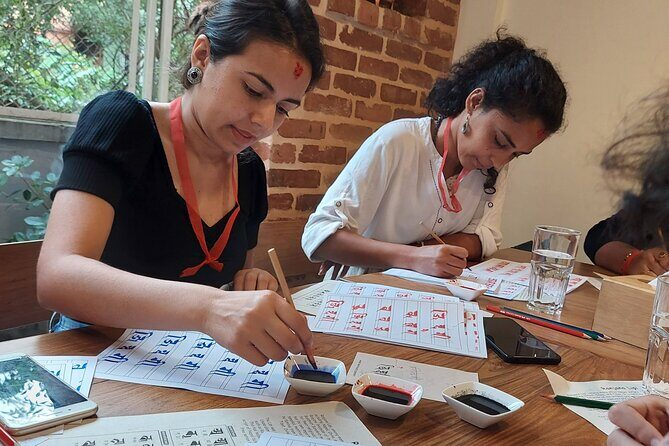 Discover Ranjana Lipi the Traditional Newari Script - The writing setup: ink, paper, and why it matters
