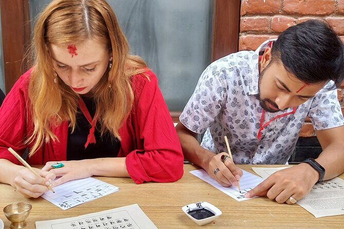 Discover Ranjana Lipi the Traditional Newari Script - Your framed memento: take the learning home