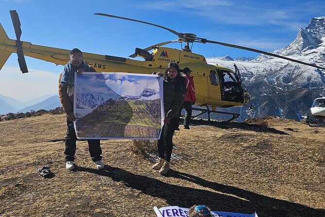 Everest base camp helicopter tour with Guarenteed Landing - The day-of schedule: 5:45 am start and a tight 6-hour rhythm