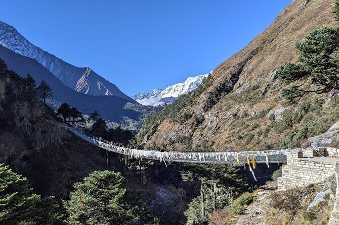 Everest Base Camp Trek | Deluxe Lodges | Both Way Helicopter Ride - Namche Bazaar: first real altitude feel and the Everest peek
