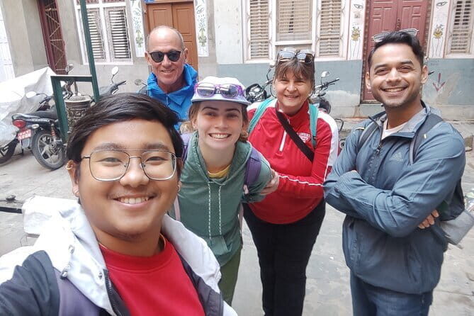 Folklore and Everyday Life in Ancient Patan - Route overview: Patan Dhoka start, Swotha Square finish, and the Durbar Square choice