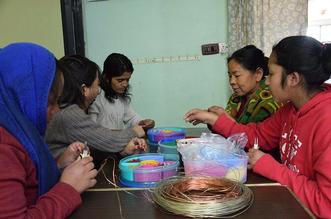 Handmade Jewellery Workshop with Nepali Women - Social mission, up close: supporting women and children