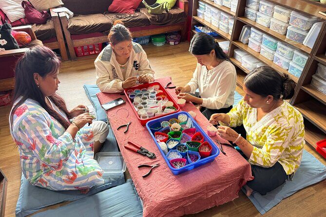 Handmade Jewellery Workshop with Nepali Women - What you actually make: 5 included pieces, up to 7 take-home