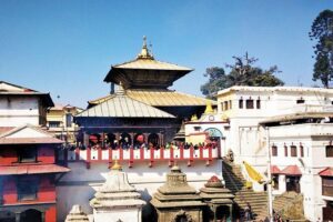 Historical Kathmandu - Pashupatinath by the Bagmati River: Shiva at major temple scale