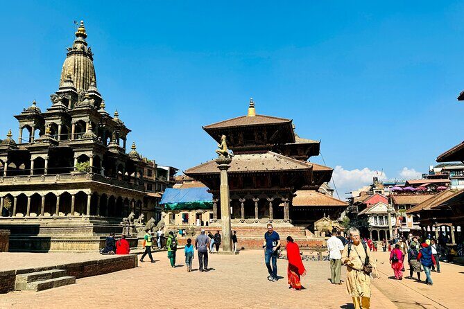 Kathmandu: Full Day Top 4 UNESCO Tour with Lunch - Private/Group - Stop 4: Boudhanath Stupa scale, peace, and a good reset