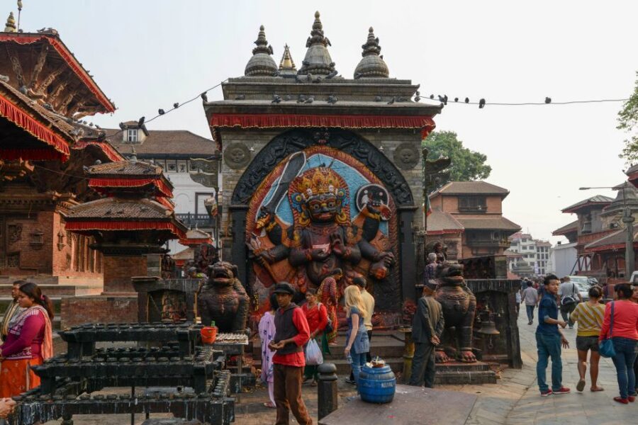 Kathmandu Walking Tour - Monkey Temple / Swayambhunath: the hilltop payoff and valley panorama