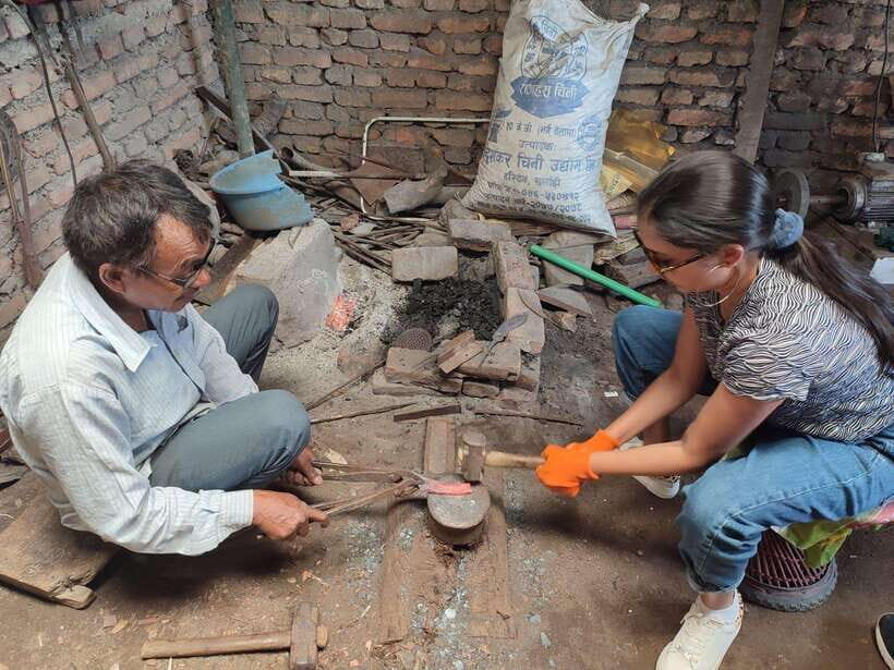 Knife Khukuri Making Workshop - Hammering your way into khukuri metalwork