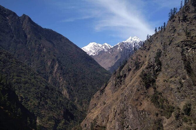 Manaslu Circuit Trek 8th Highest in the World - Sirdibas to Salleri: first Buddhist signs and those early peak frames