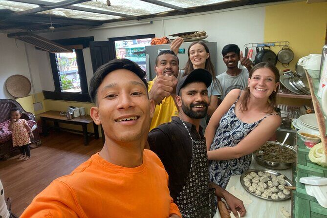 Momo, Dhalbhat & Thukpa Cooking Class, Nepal - Momo practice: shaping dumplings and learning the small moves