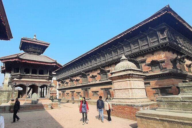 Nagarkot Sunrise & Bhaktapur UNESCO Heritage Private Tour - Stop at Dattatreya Temple Square: older details before the big UNESCO moment