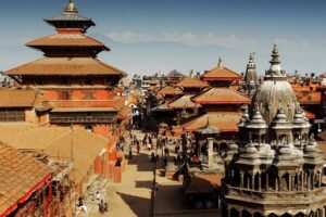 Private Kathmandu UNESCO Heritage Sites with Narayanhiti Museum - Swayambhunath Monkey Temple: the view stop that sets the mood