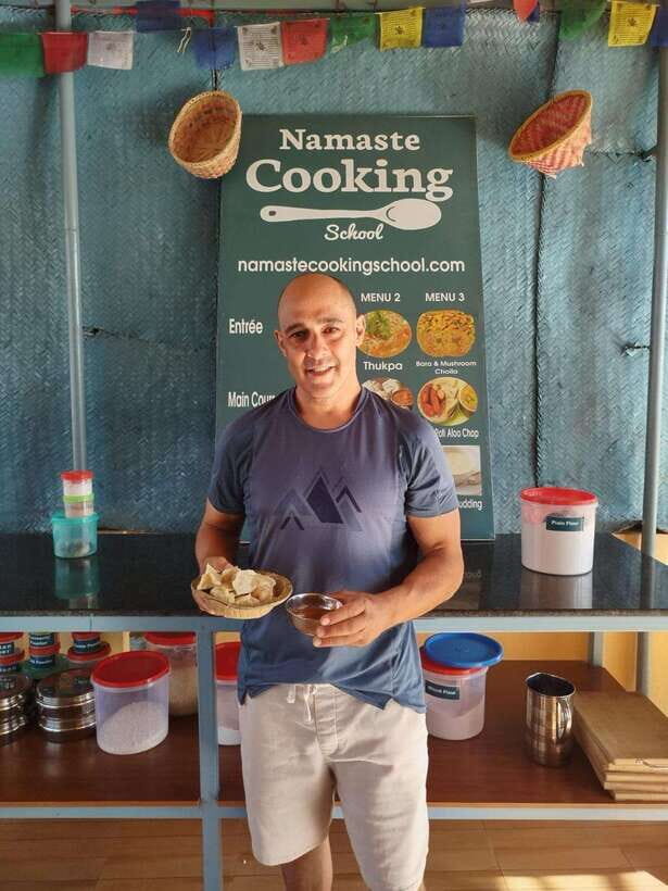 Traditional Momo Making Class - Dough time in practical terms: kneading until it behaves