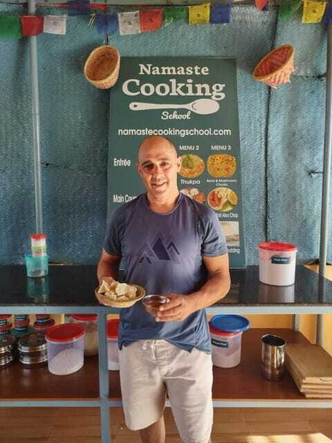 Traditional Momo Making Class - Tasting your own momos: chai-on-top satisfaction